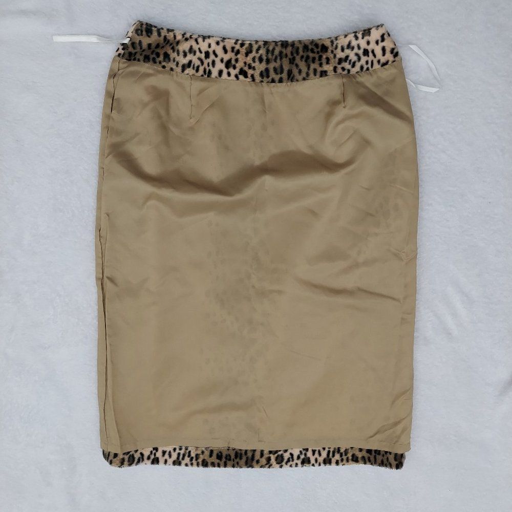 Vintage 90s Y2K Georgiou Studio Animal Print Skirt - Picture 13 of 14